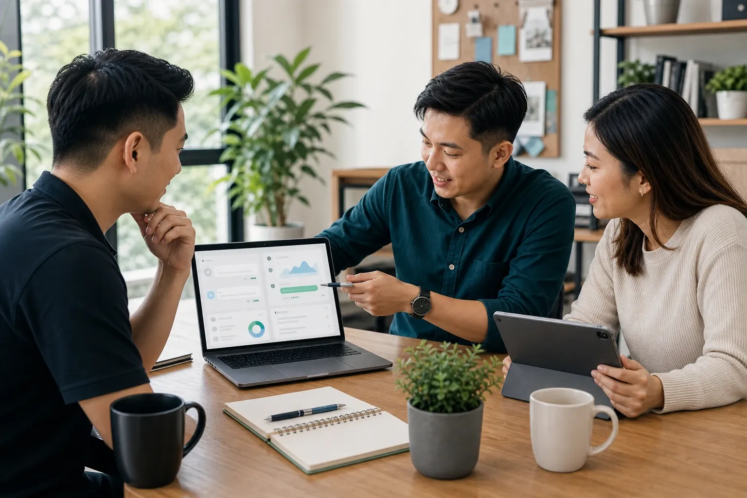 Ozvyo consultation with a B2B sales and operations team