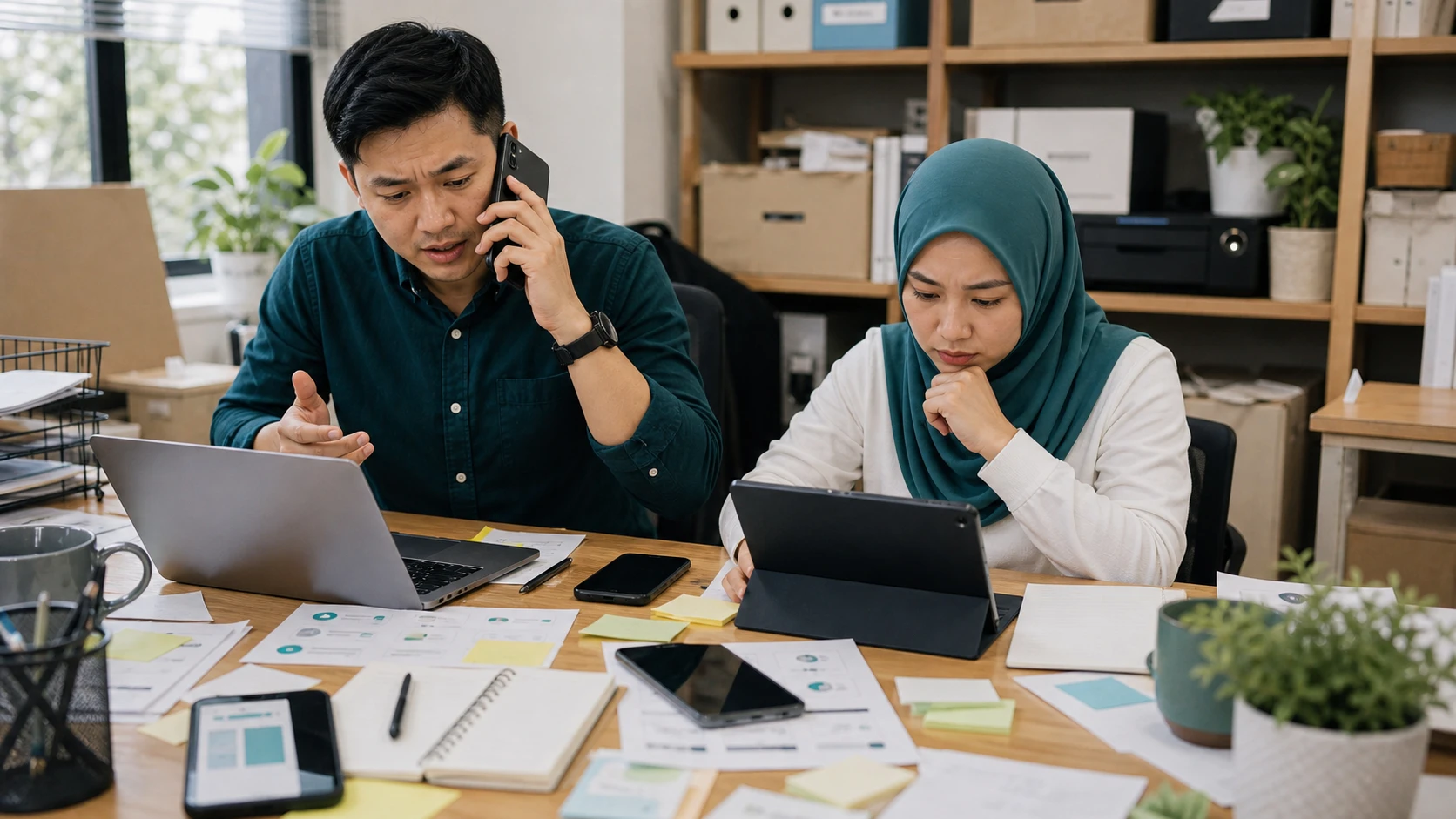 Asian Malaysian SME owner frustrated that the website doesn't show up in search.